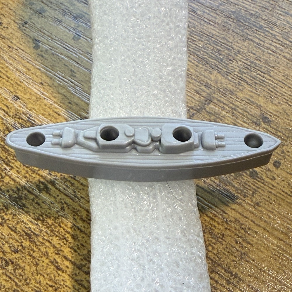 Battleship Game Replacement Parts Pieces Ships Battleship 4 Hole Gray Hasbro